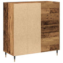 vidaXL Hanglemez szekrény polcokkal Régi fa 85 x 38 x 89 cm Faanyag