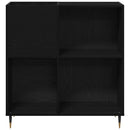 vidaXL Hanglemez szekrény Fekete tölgy 85 x 38 x 89 cm Faanyag