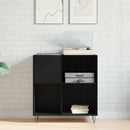 vidaXL Hanglemez szekrény Fekete tölgy 85 x 38 x 89 cm Faanyag