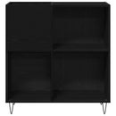 vidaXL Hanglemez szekrény Fekete tölgy 85 x 38 x 89 cm Faanyag