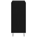 vidaXL Hanglemez szekrény Fekete tölgy 85 x 38 x 89 cm Faanyag