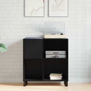 vidaXL Hanglemez szekrény Fekete tölgy 85 x 38 x 89 cm Faanyag