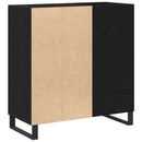 vidaXL Hanglemez szekrény Fekete tölgy 85 x 38 x 89 cm Faanyag