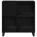 vidaXL Hanglemez szekrény Fekete tölgy 85 x 38 x 89 cm Faanyag