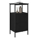 vidaXL Éjjeliszekrény 2 pcs Fekete tölgy 41 x 31 x 80 cm Faanyag