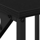 vidaXL Éjjeliszekrény 2 pcs Fekete tölgy 34 x 35,5 x 70 cm Faanyag