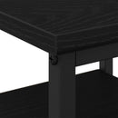 vidaXL Éjjeliszekrény 2 pcs Fekete tölgy 34 x 36 x 50 cm Faanyag