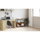 vidaXL Könyvespolc Füstölt tölgy 80 x 30 x 78,5 cm Faanyag