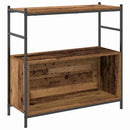 vidaXL Könyvespolc Füstölt tölgy 80 x 30 x 78,5 cm Faanyag