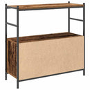 vidaXL Könyvespolc Füstölt tölgy 80 x 30 x 78,5 cm Faanyag