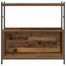 vidaXL Könyvespolc Füstölt tölgy 80 x 30 x 78,5 cm Faanyag
