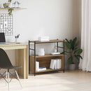 vidaXL Könyvespolc kézműves tölgy 80 x 30 x 78.5 cm Faanyag