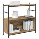 vidaXL Könyvespolc kézműves tölgy 80 x 30 x 78.5 cm Faanyag