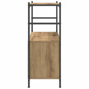 vidaXL Könyvespolc kézműves tölgy 80 x 30 x 78.5 cm Faanyag