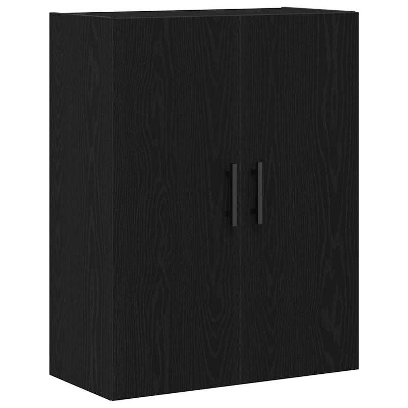 vidaXL Fali szekrény Musta tammi 69.5 x 34 x 90 cm Faanyag