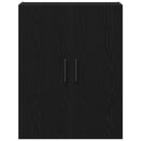 vidaXL Fali szekrény Musta tammi 69.5 x 34 x 90 cm Faanyag