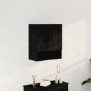 vidaXL Fali szekrény Fekete tölgy 60 x 31 x 70 cm Faanyag