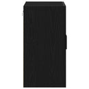 vidaXL Fali szekrény Fekete tölgy 60 x 31 x 60 cm Faanyag
