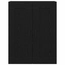 vidaXL Fali szekrény Musta tammi 69.5 x 34 x 90 cm Faanyag