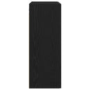 vidaXL Fali szekrény Musta tammi 69.5 x 34 x 90 cm Faanyag