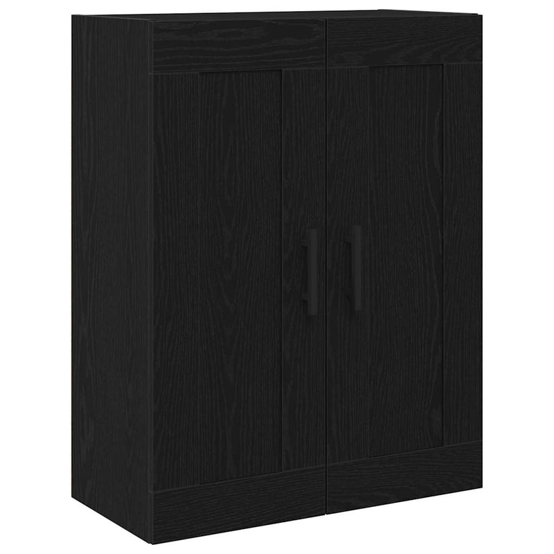 vidaXL Fali szekrény Musta tammi 69.5 x 34 x 90 cm Faanyag