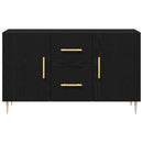 vidaXL Széf fiókkal Musta tammi 100 x 36 x 60 cm Faanyag