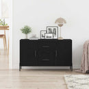 vidaXL Széf fiókkal Fekete tölgy 100 x 36 x 60 cm Faanyag