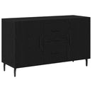 vidaXL Széf fiókkal Fekete tölgy 100 x 36 x 60 cm Faanyag