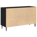 vidaXL Széf fiókkal Fekete tölgy 100 x 36 x 60 cm Faanyag