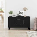 vidaXL Széf fiókkal Fekete tölgy 100 x 36 x 60 cm Faanyag
