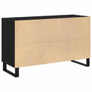 vidaXL Széf fiókkal Fekete tölgy 100 x 36 x 60 cm Faanyag