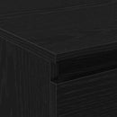 vidaXL Dohányzóasztal fiókkal Fekete tölgy 90 x 50 x 36,5 cm Faanyag