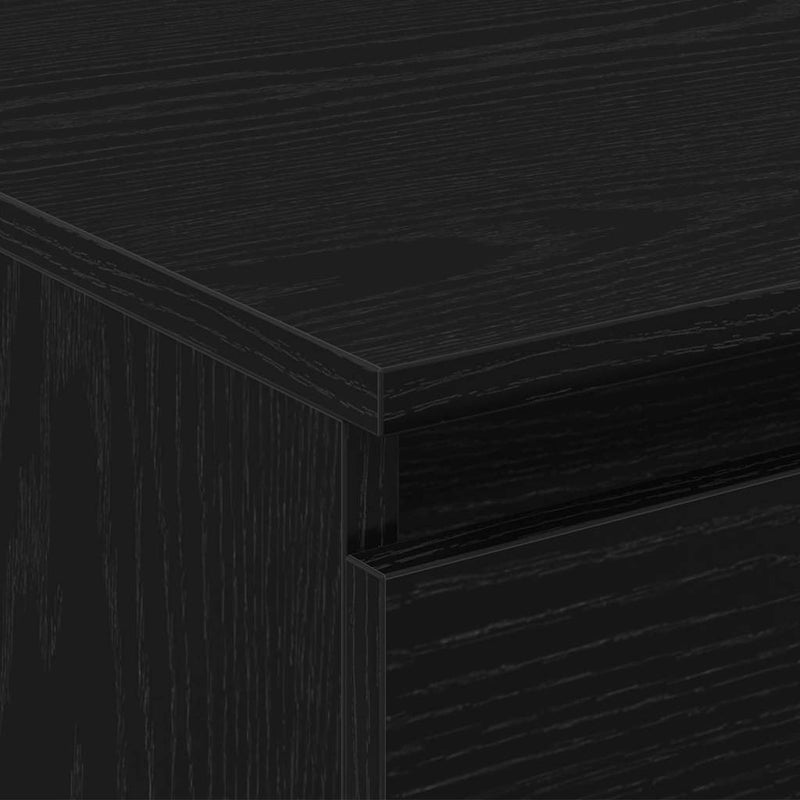 vidaXL Dohányzóasztal Musta tammi 90 x 50 x 36.5 cm Faanyag
