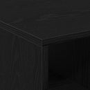 vidaXL Dohányzóasztal fiókkal Fekete tölgy 90 x 50 x 36.5 cm Faanyag