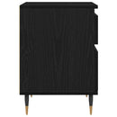vidaXL Éjjeliszekrény fiókkal Fekete tölgy 40 x 35 x 50 cm Faanyag