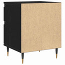 vidaXL Éjjeliszekrény 2 pcs Fekete tölgy 40 x 35 x 50 cm Faanyag
