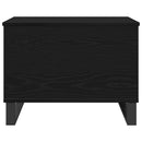 vidaXL Dohányzóasztal Fekete tölgy 60 x 44,5 x 45 cm