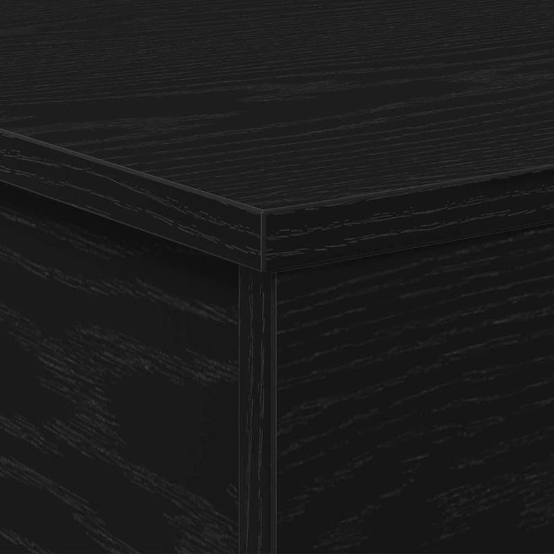 vidaXL Dohányzóasztal Fekete tölgy 90 x 44,5 x 45 cm Faanyag