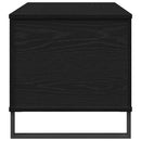 vidaXL Dohányzóasztal Fekete tölgy 90 x 44,5 x 45 cm Faanyag