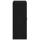 vidaXL Fali szekrény Musta tammi 69.5 x 34 x 180 cm Faanyag