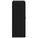 vidaXL Fali szekrény Fekete tölgy 69,5 x 34 x 180 cm Faanyag