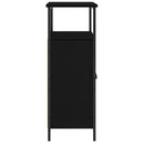 vidaXL Széf Musta tammi 70 x 30 x 80 cm Faanyag