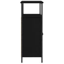 vidaXL Széf Fekete tölgy 70 x 30 x 80 cm Faanyag