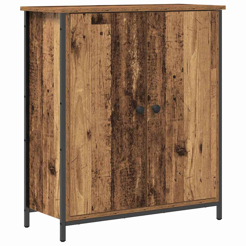 vidaXL Széf Régi fa 70 x 30 x 80 cm Faanyag