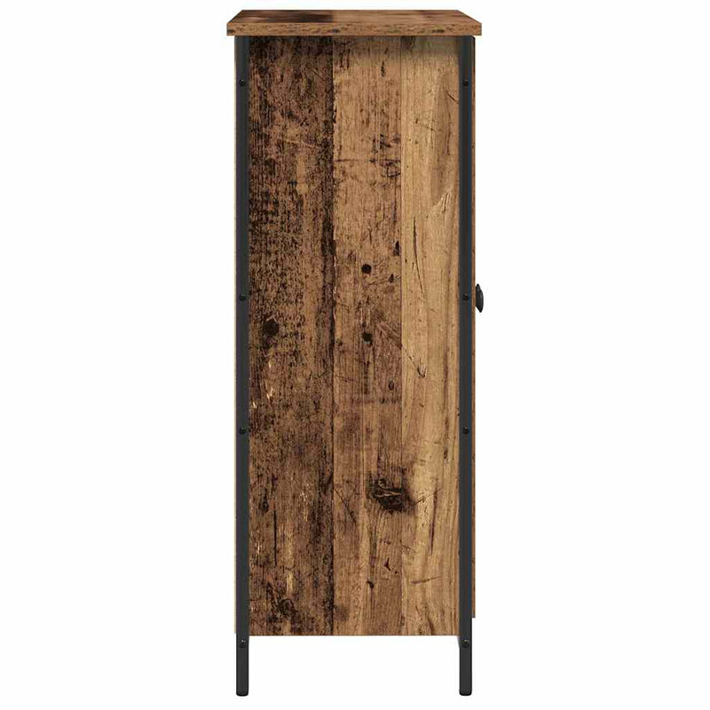 vidaXL Széf Régi fa 70 x 30 x 80 cm Faanyag