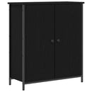 vidaXL Széf Fekete tölgy 70 x 30 x 80 cm Faanyag