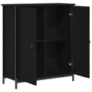 vidaXL Széf Fekete tölgy 70 x 30 x 80 cm Faanyag