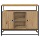 vidaXL Széf kézműves tölgy 100 x 35 x 80 cm Faanyag