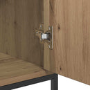 vidaXL Széf kézműves tölgy 69 x 35 x 80 cm Faanyag