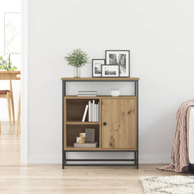 vidaXL Fésülködőasztal Égerfa 69x35x80 cm Műgyanta és Acél